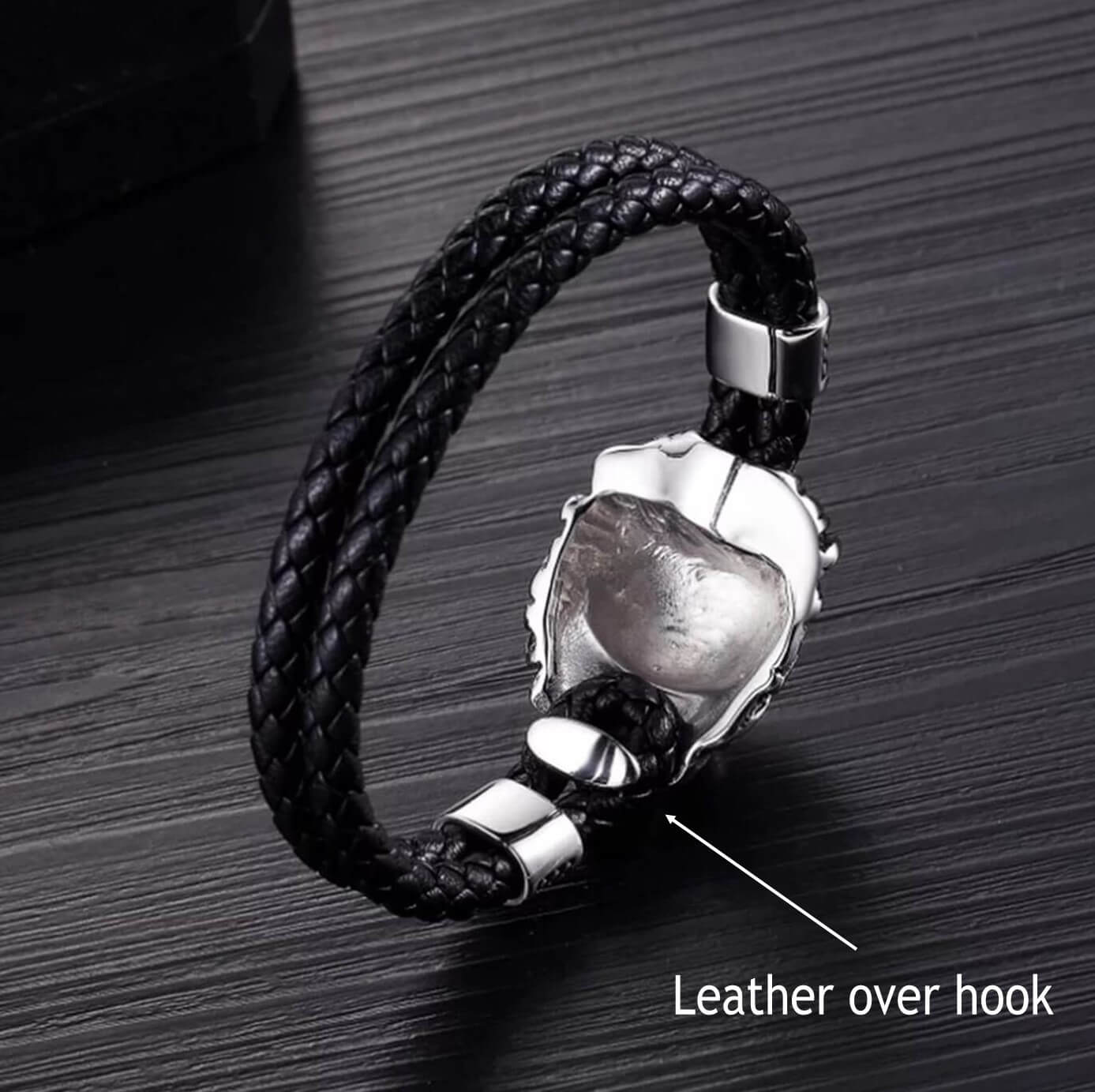 Mens Majestic Lion Head Bracelet
