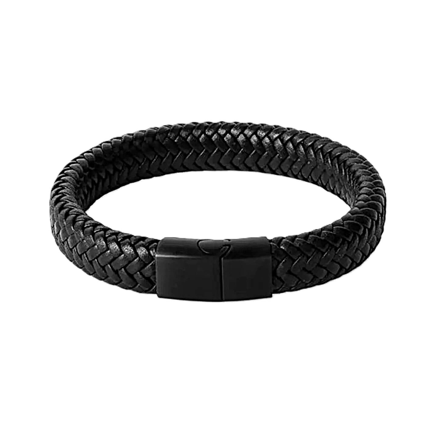 Mens All Black Historical Bracelet