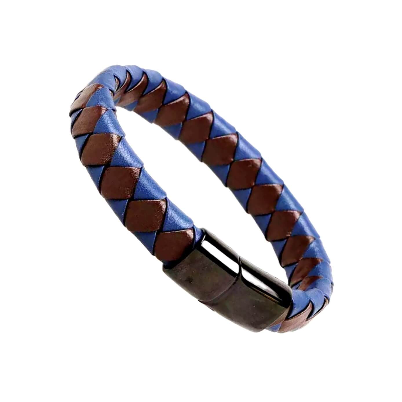 Mens Inset Two-tone Bracelet