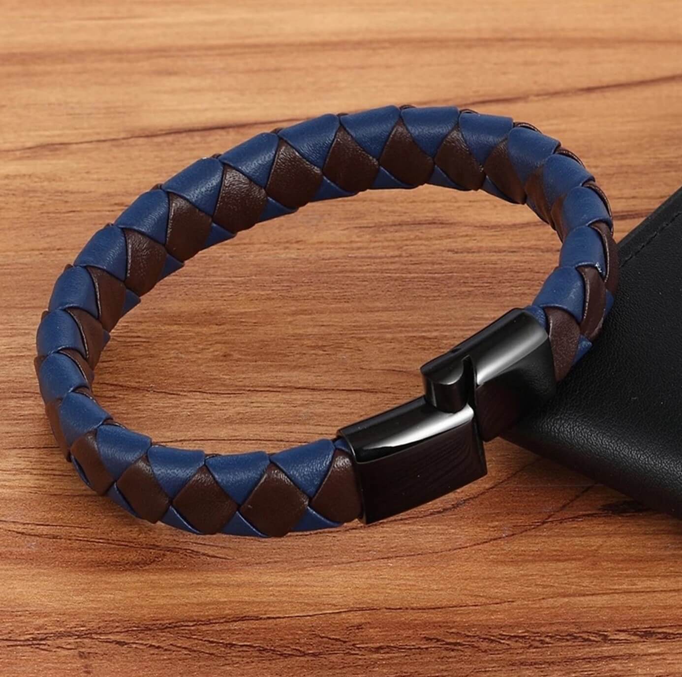 Mens Inset Two-tone Bracelet