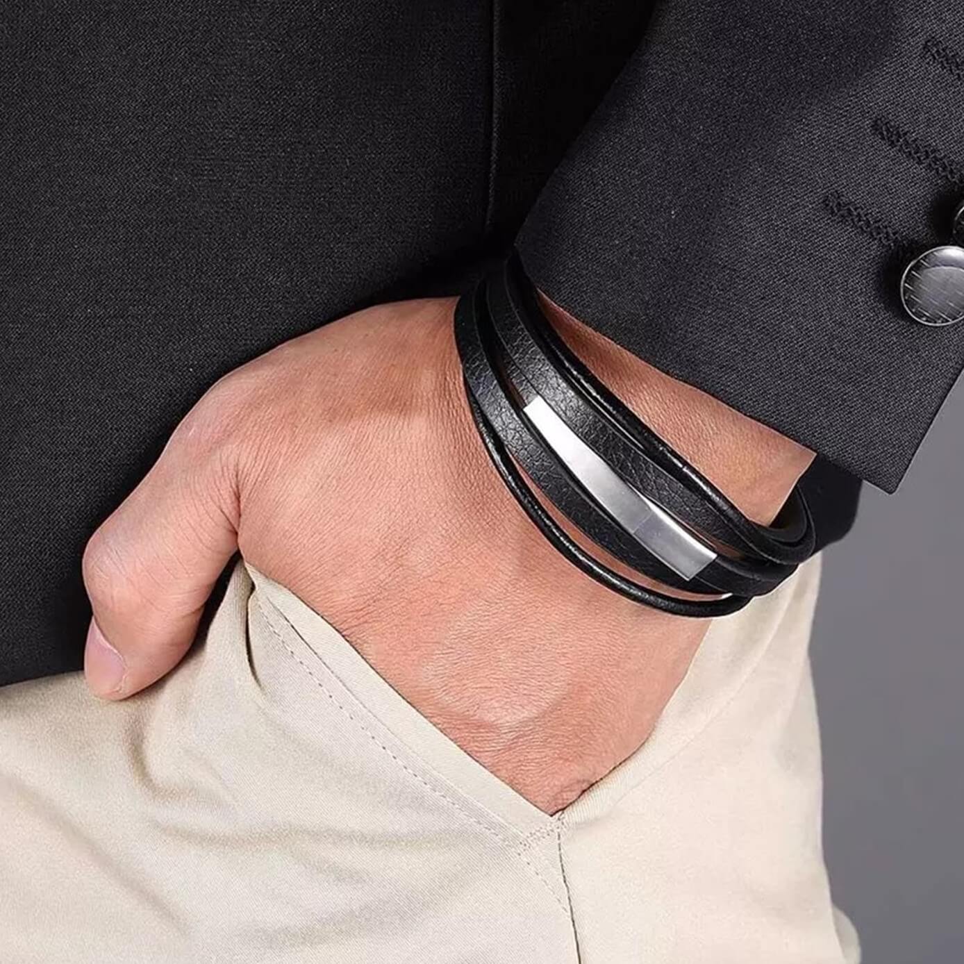 Lively Multi-layer Leather Bracelet