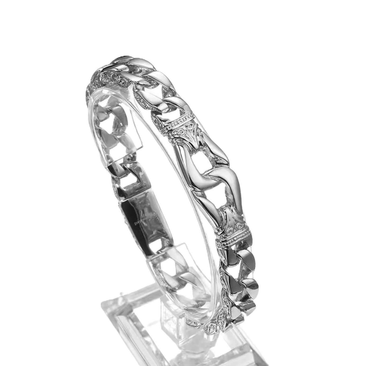 Silver Alloy Totem Bracelet