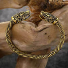 Unisex Norse Viking Wolf Bangle