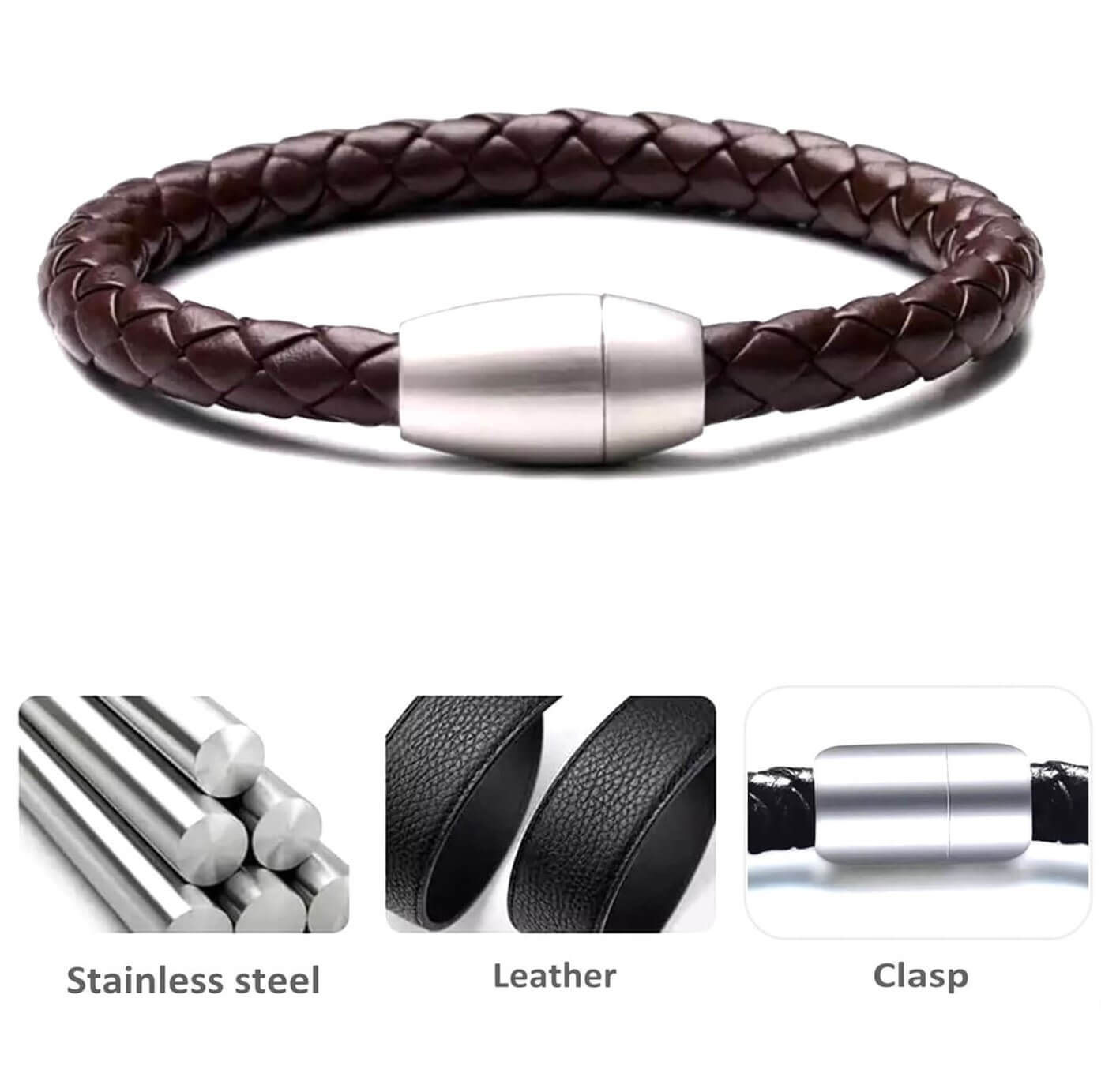 Unisex Coffee Rope Bracelet