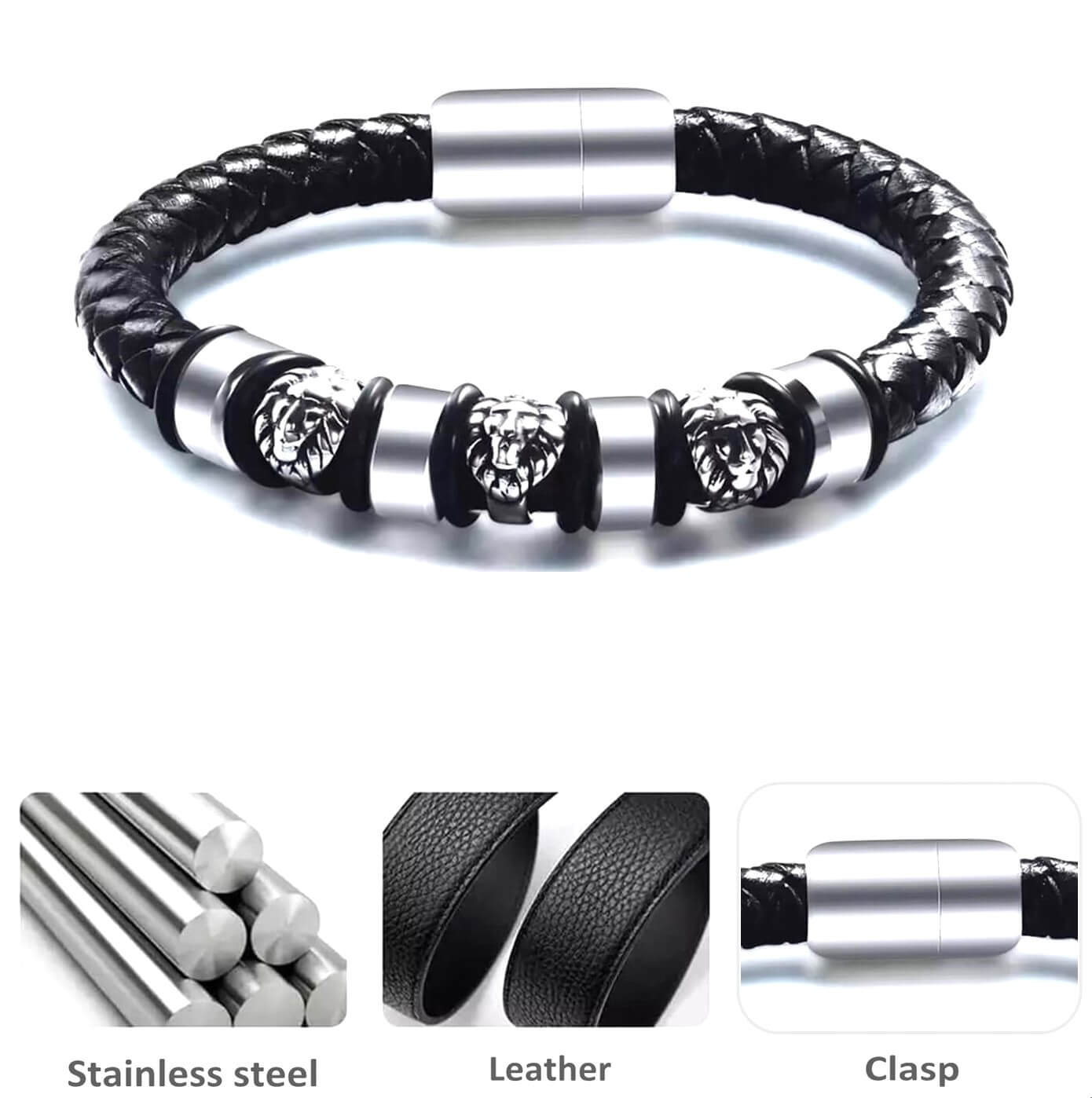 Native Leather Rope Bracelet