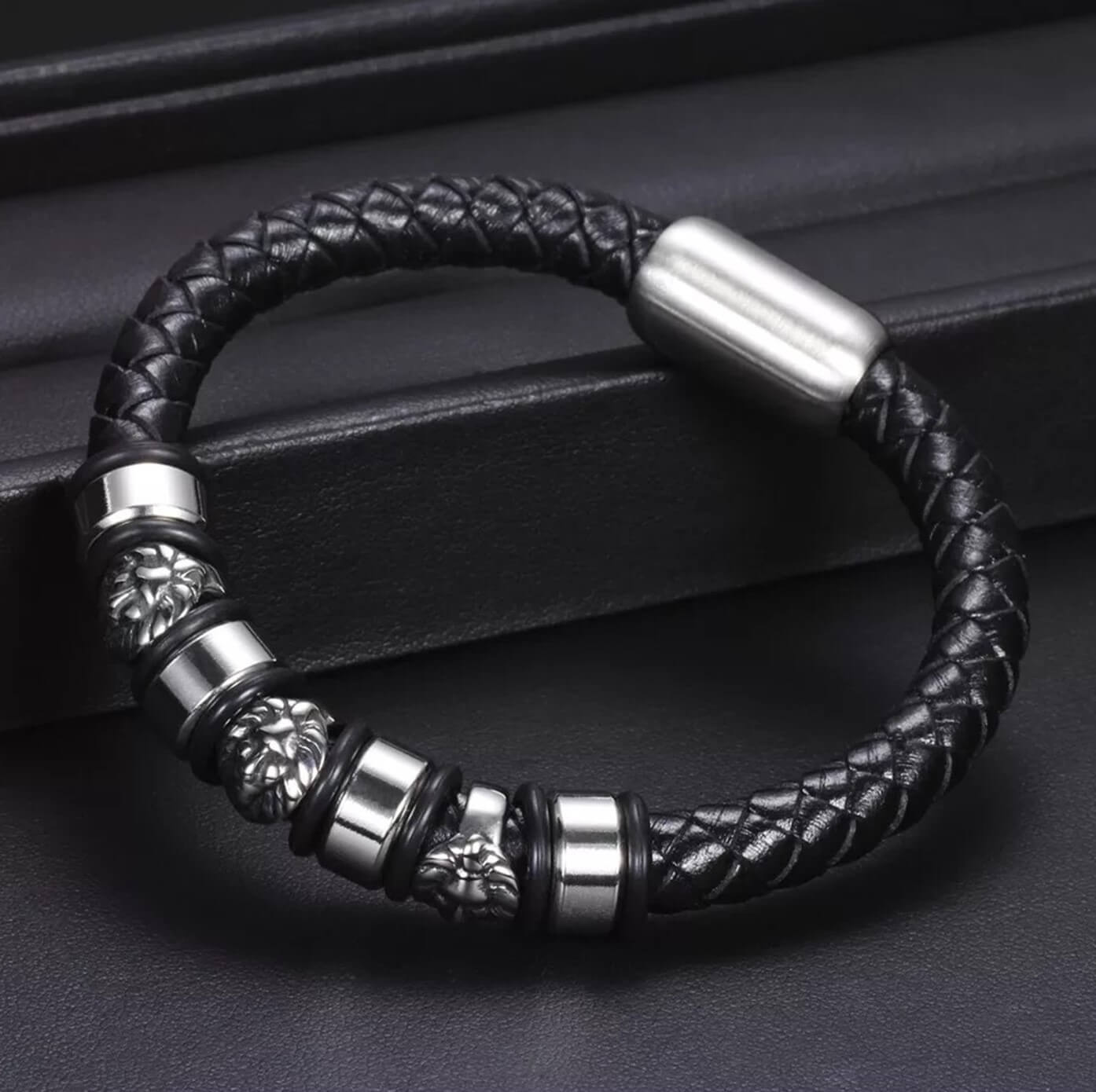 Native Leather Rope Bracelet
