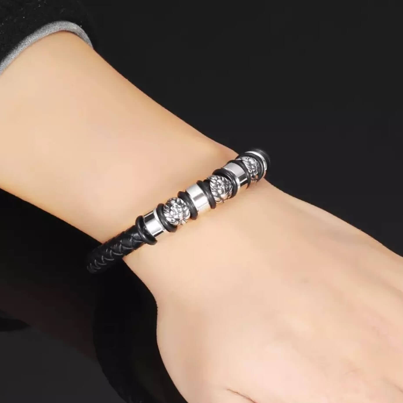 Native Leather Rope Bracelet