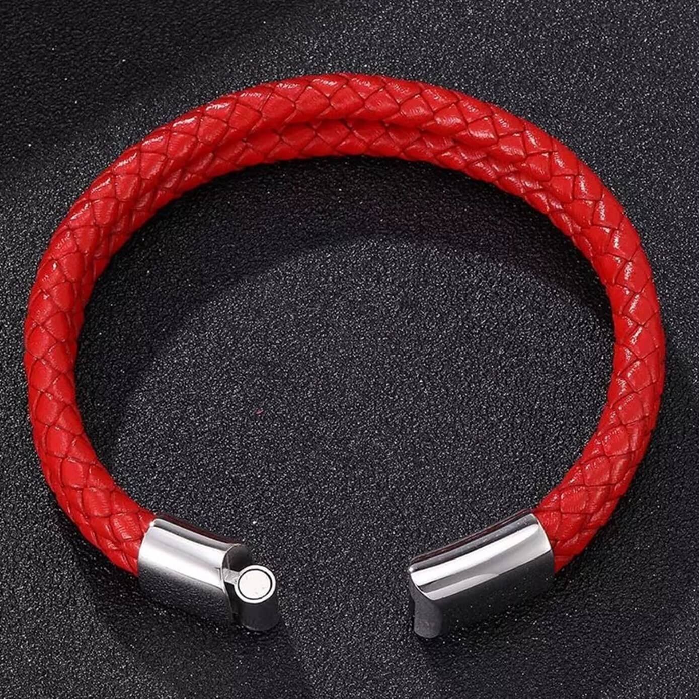 Unisex Feisty Leather Bracelet