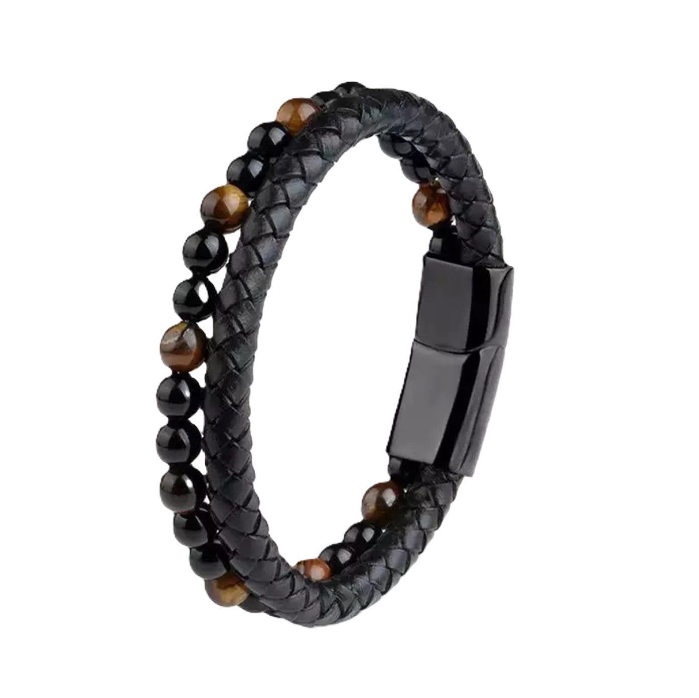 Unisex Beaded Crater Rope Bracelet