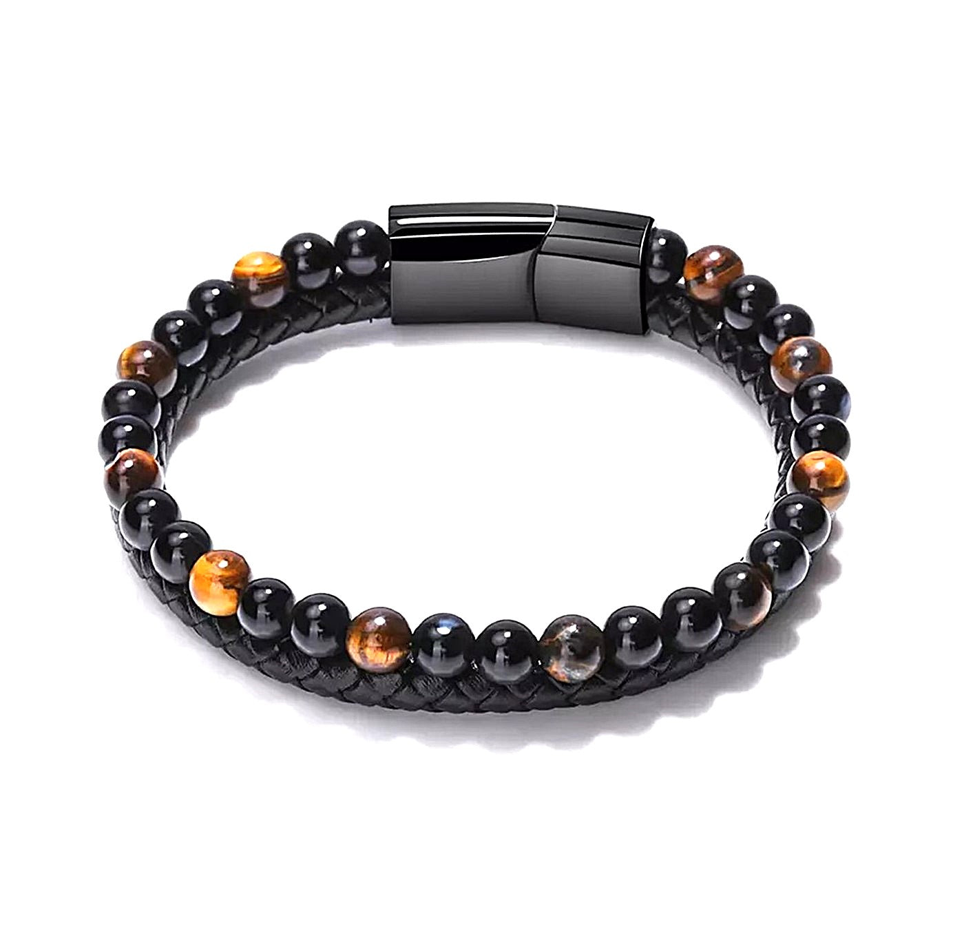 Unisex Beaded Crater Rope Bracelet