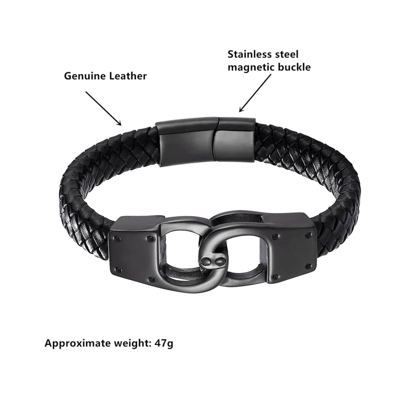 Vintage Cuff Leather Bracelet