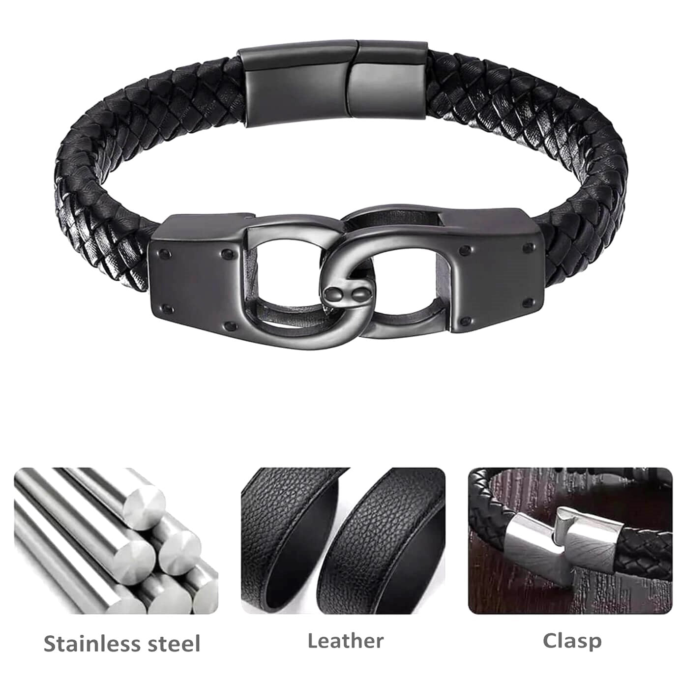 Vintage Cuff Leather Bracelet