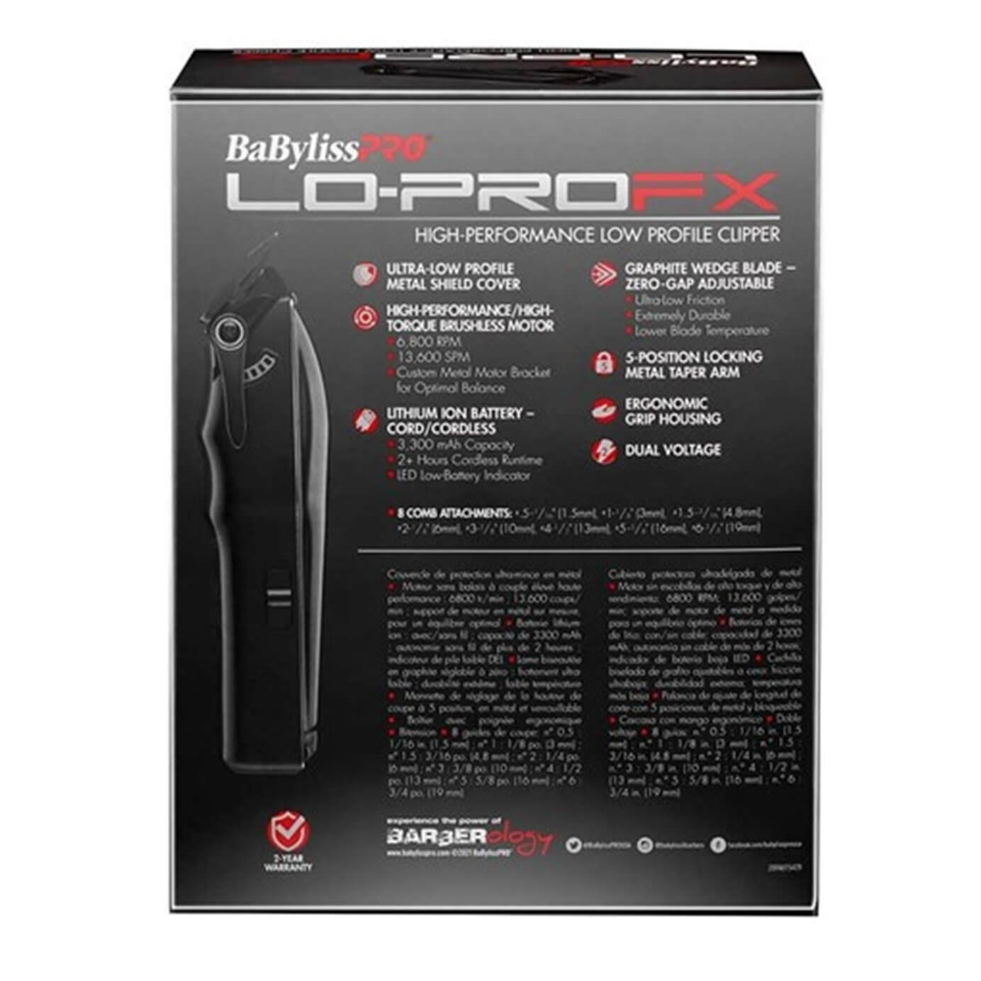 BaBylissPRO Lo-ProFX Clipper
