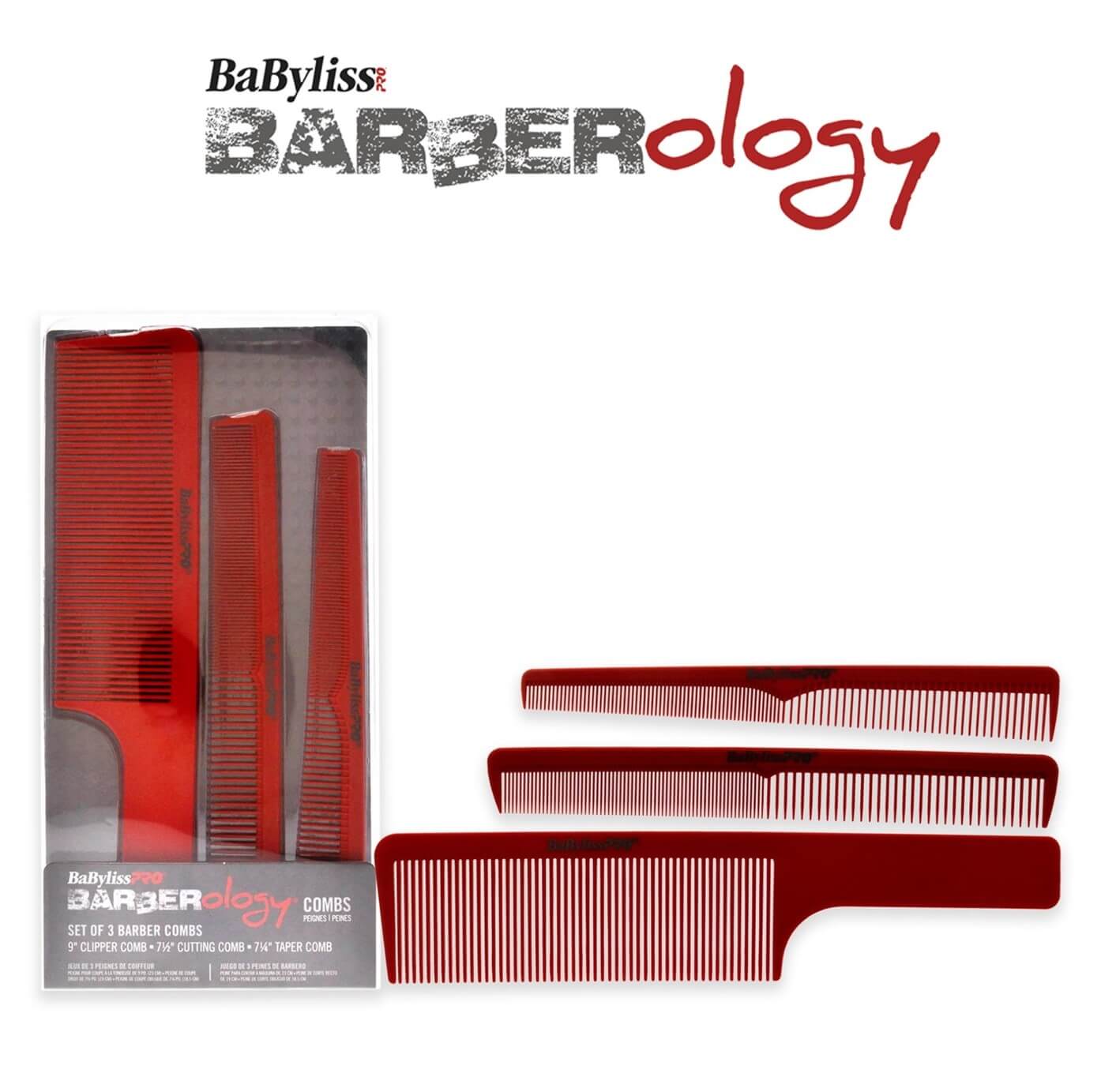 BaBylissPRO Red Comb Set