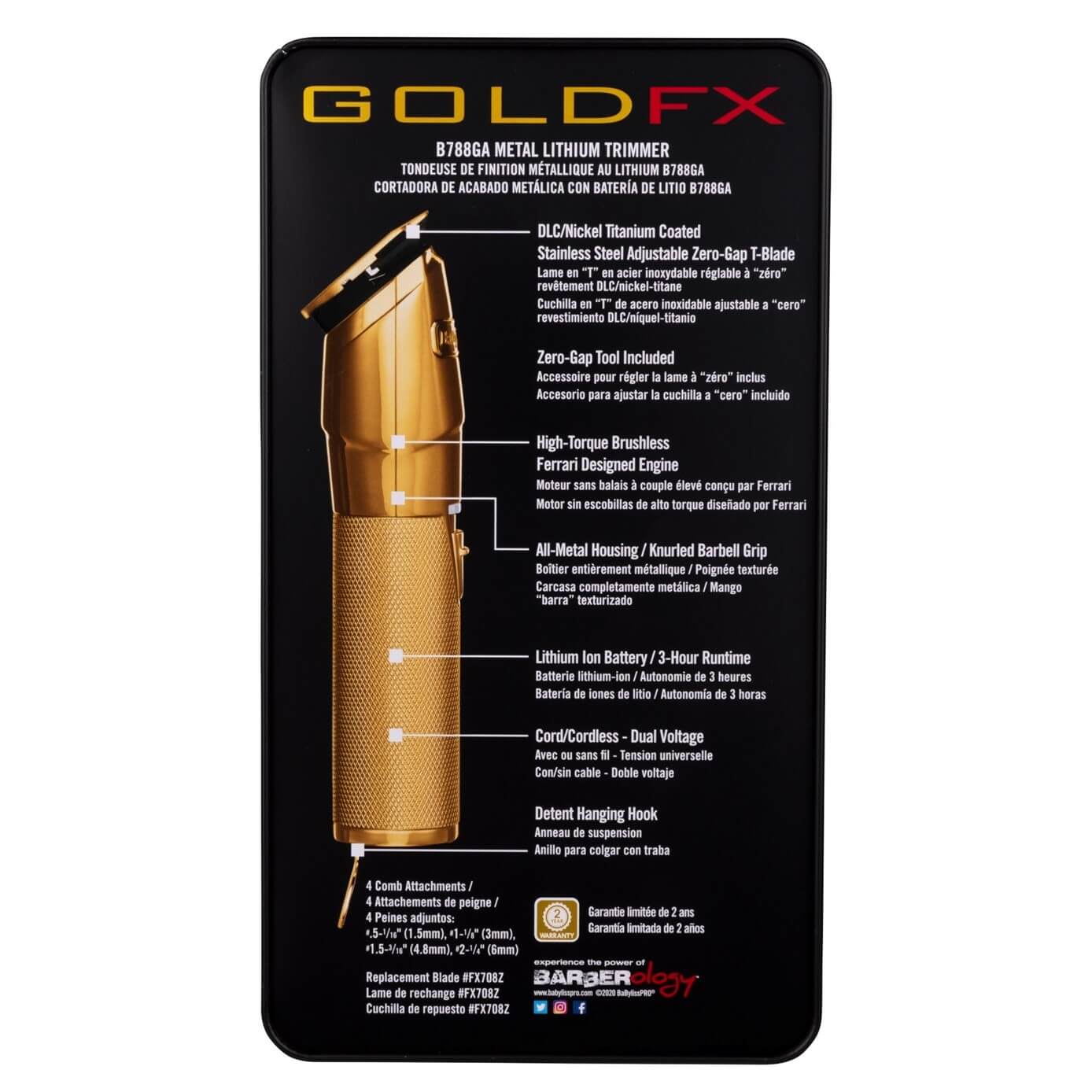 BabylissPRO GoldFX Trimmer