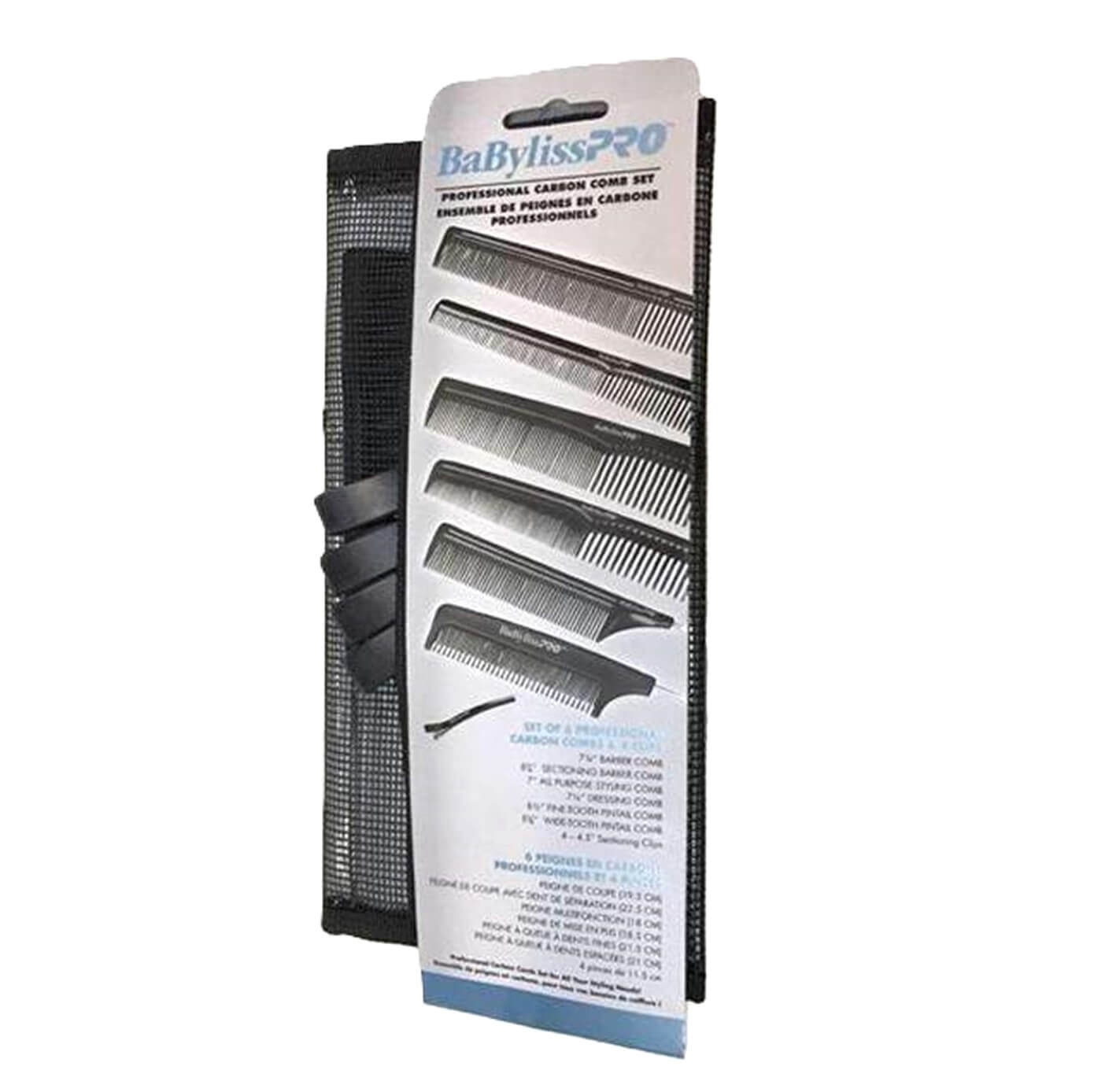 BaBylissPRO Carbon Comb Set