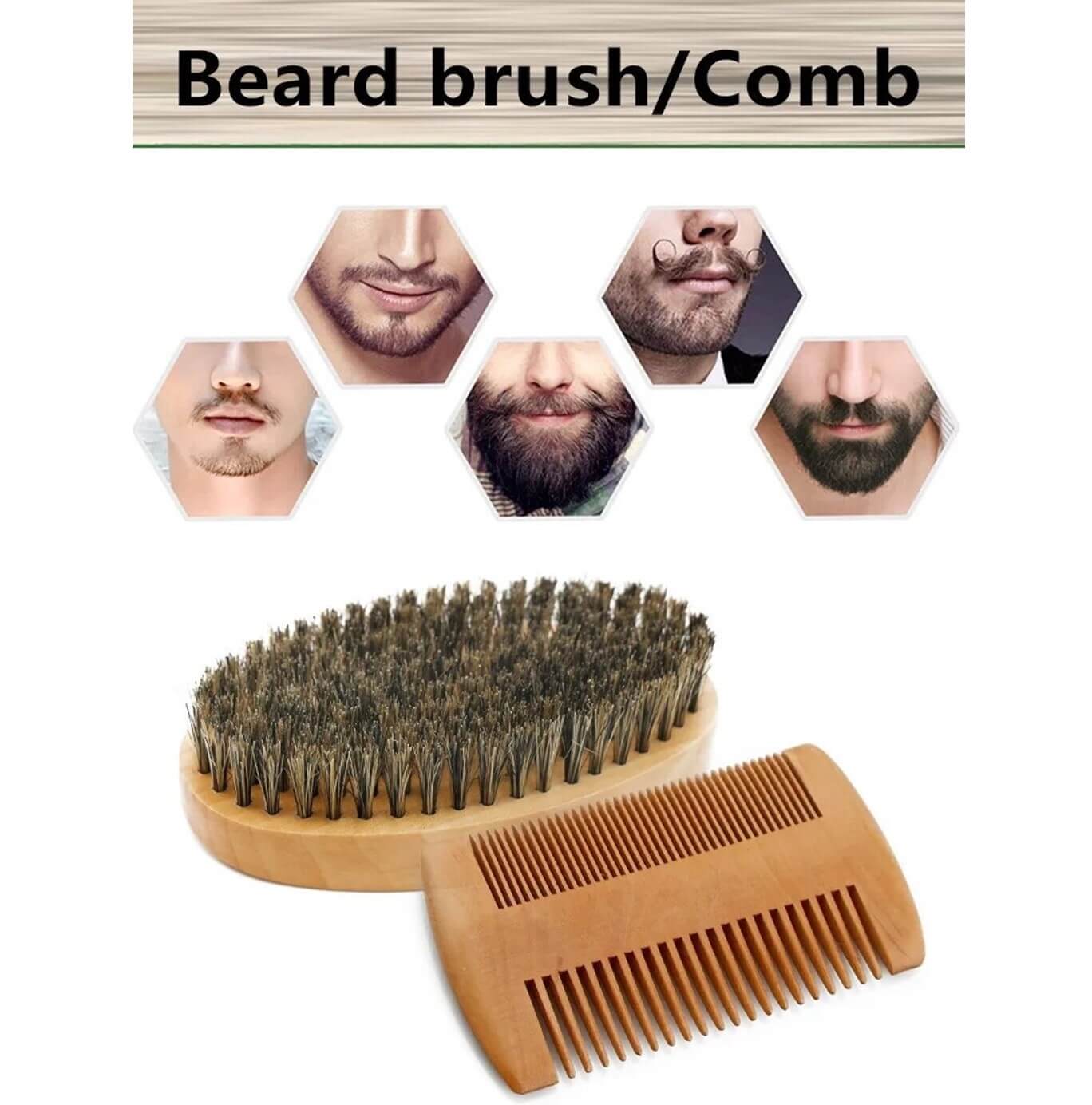 Grooming Beard Brush/Comb Pack