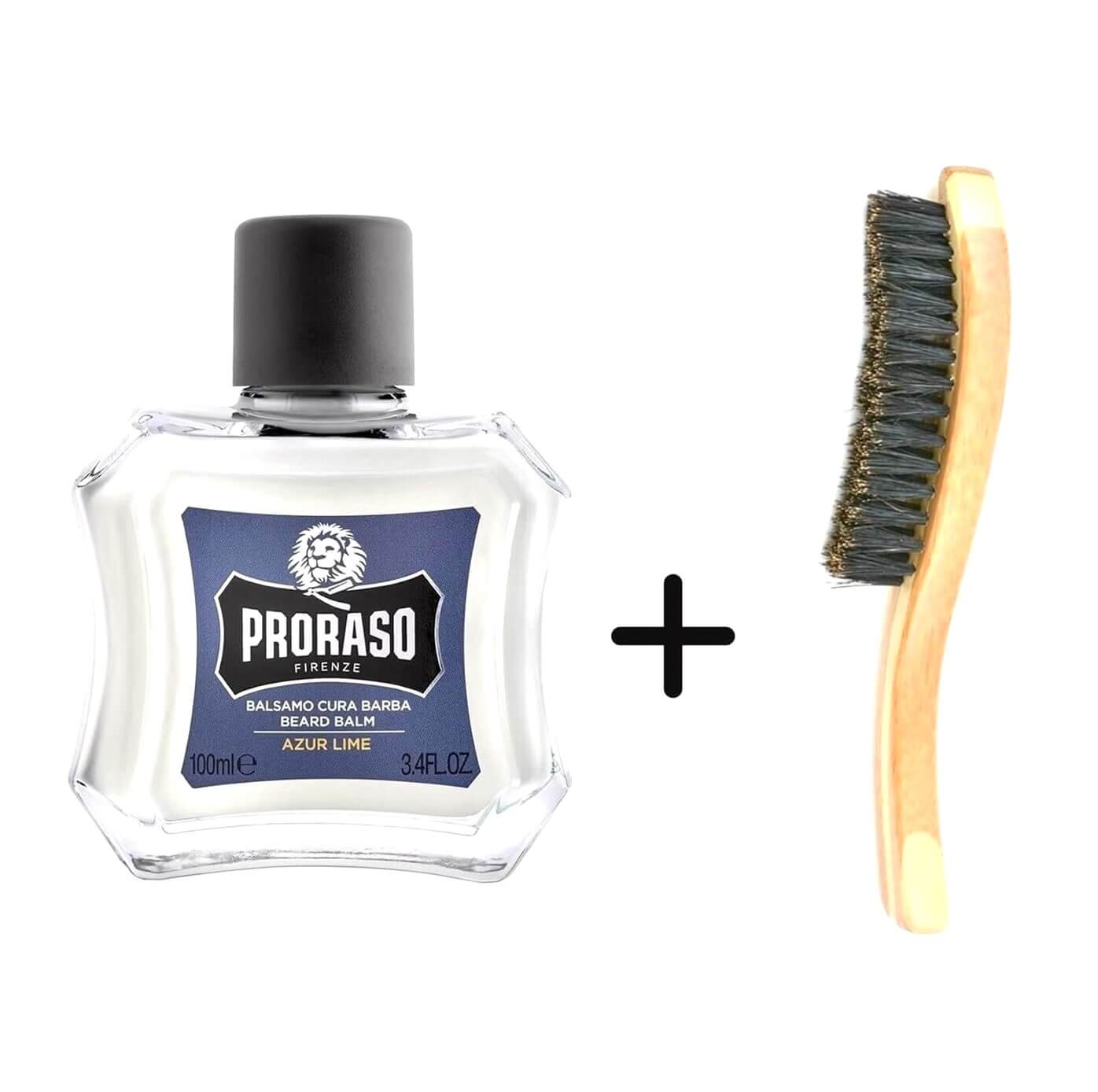 Proraso Beard Balm Azur Lime + Beard Brush