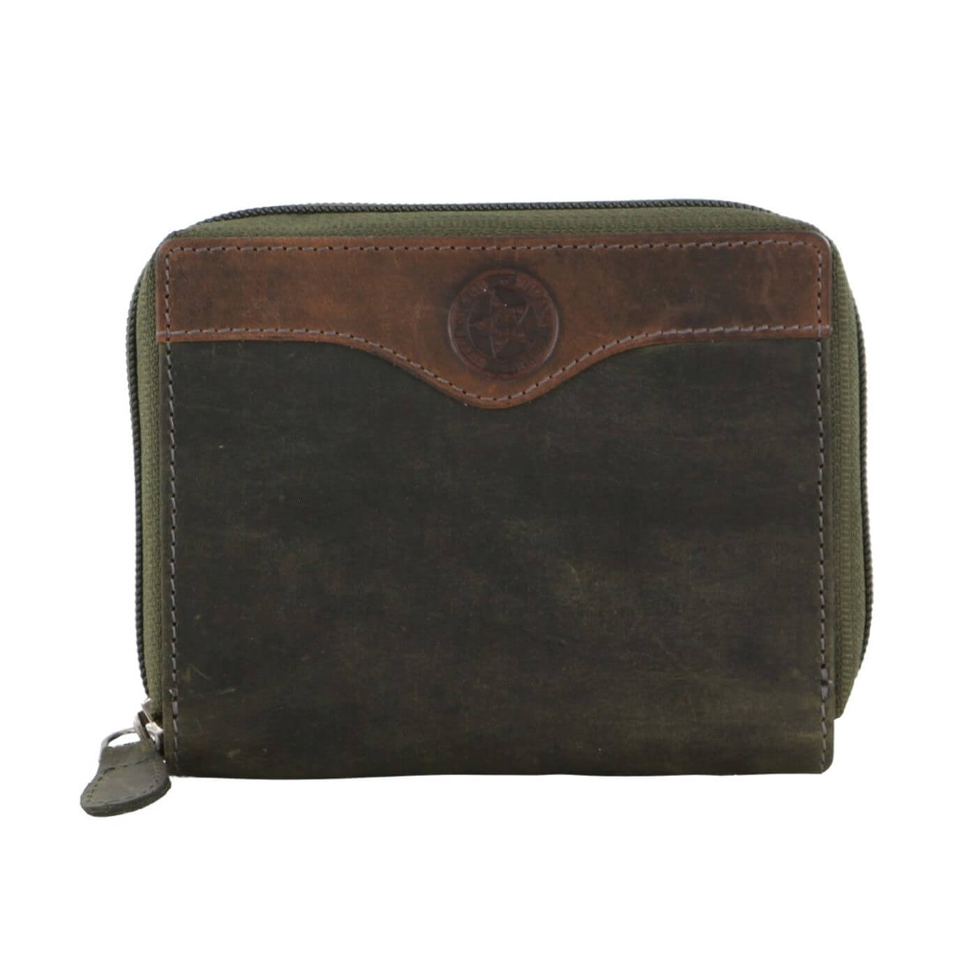 Billy The Kid Mens Leather Zipped Wallet