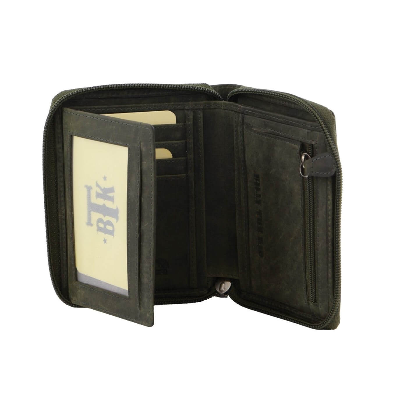 Billy The Kid Mens Leather Zipped Wallet