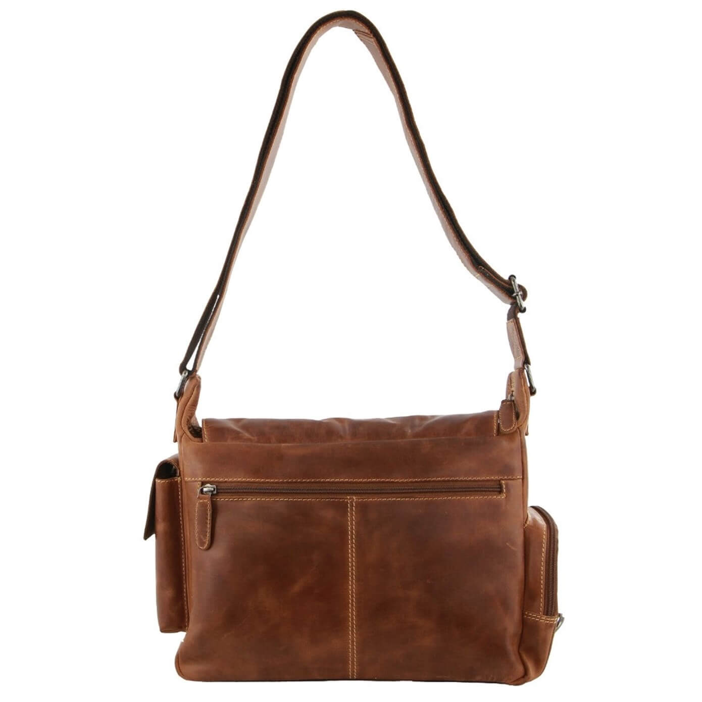 Billy The Kid Mens Leather Messenger Bag