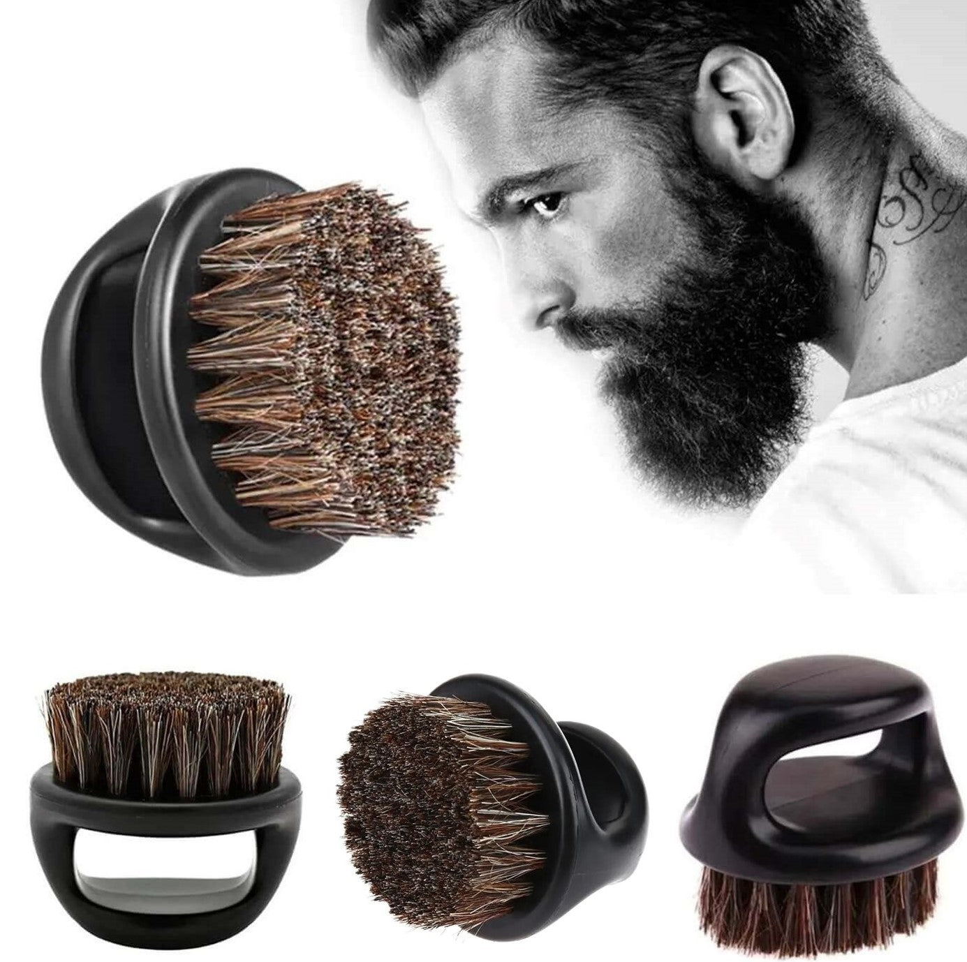 Mane Hair Knuckle Beard Brush