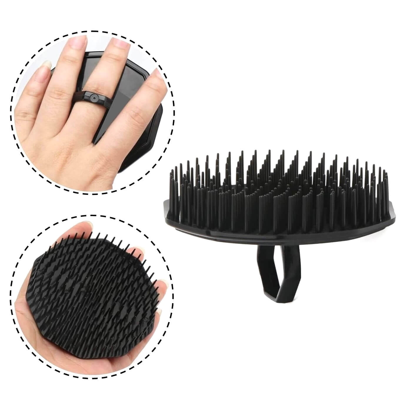 Massage Hair & Scalp Brush for Healthy Hair - 3pcs