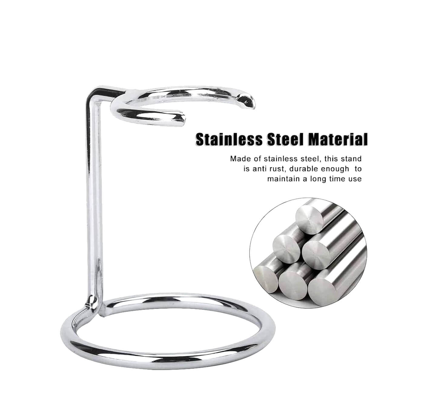 Chrome Stand: Preserve Dry and Store your Shave Brush