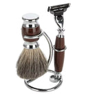 Stainless Steel Chrome Stand for Razor and Brush