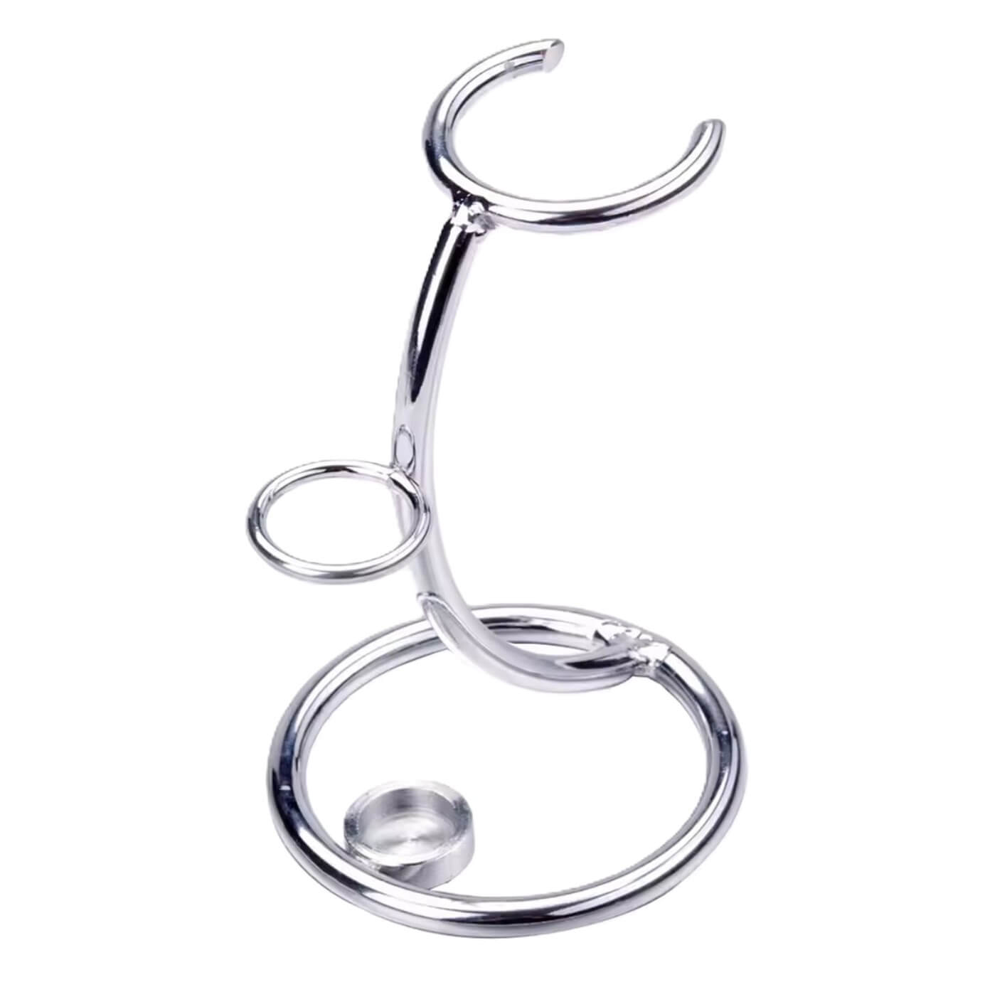 Stainless Steel Chrome Stand for Razor and Brush