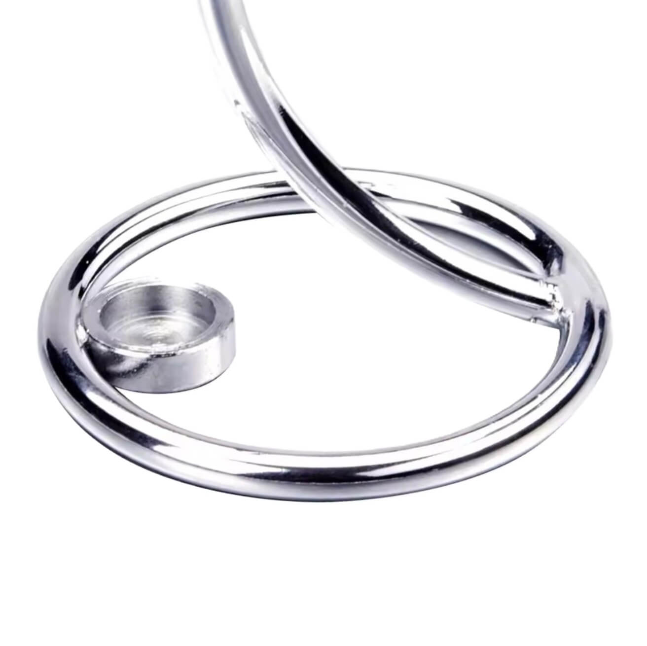 Stainless Steel Chrome Stand for Razor and Brush