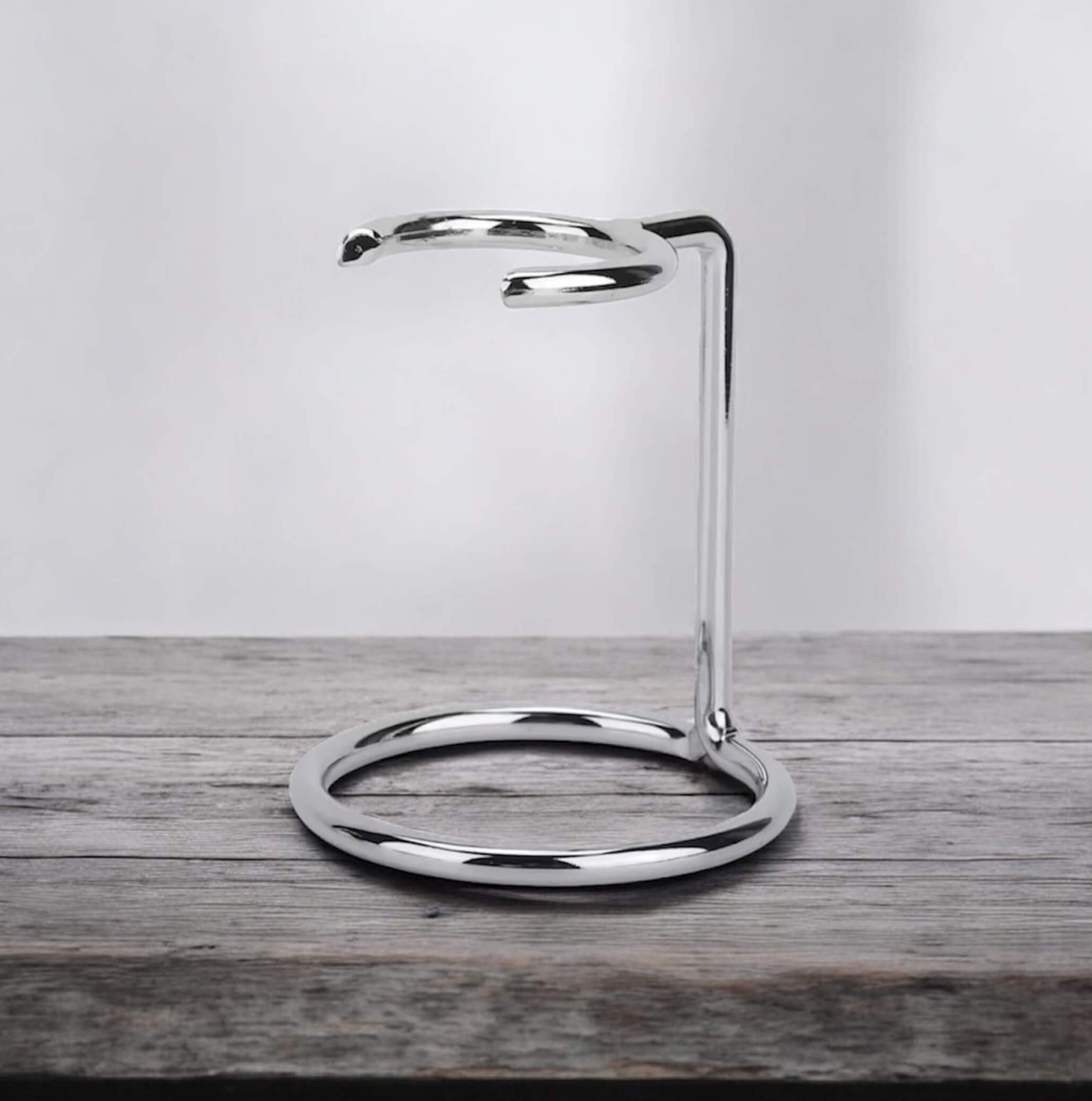 Chrome Stand: Preserve Dry and Store your Shave Brush