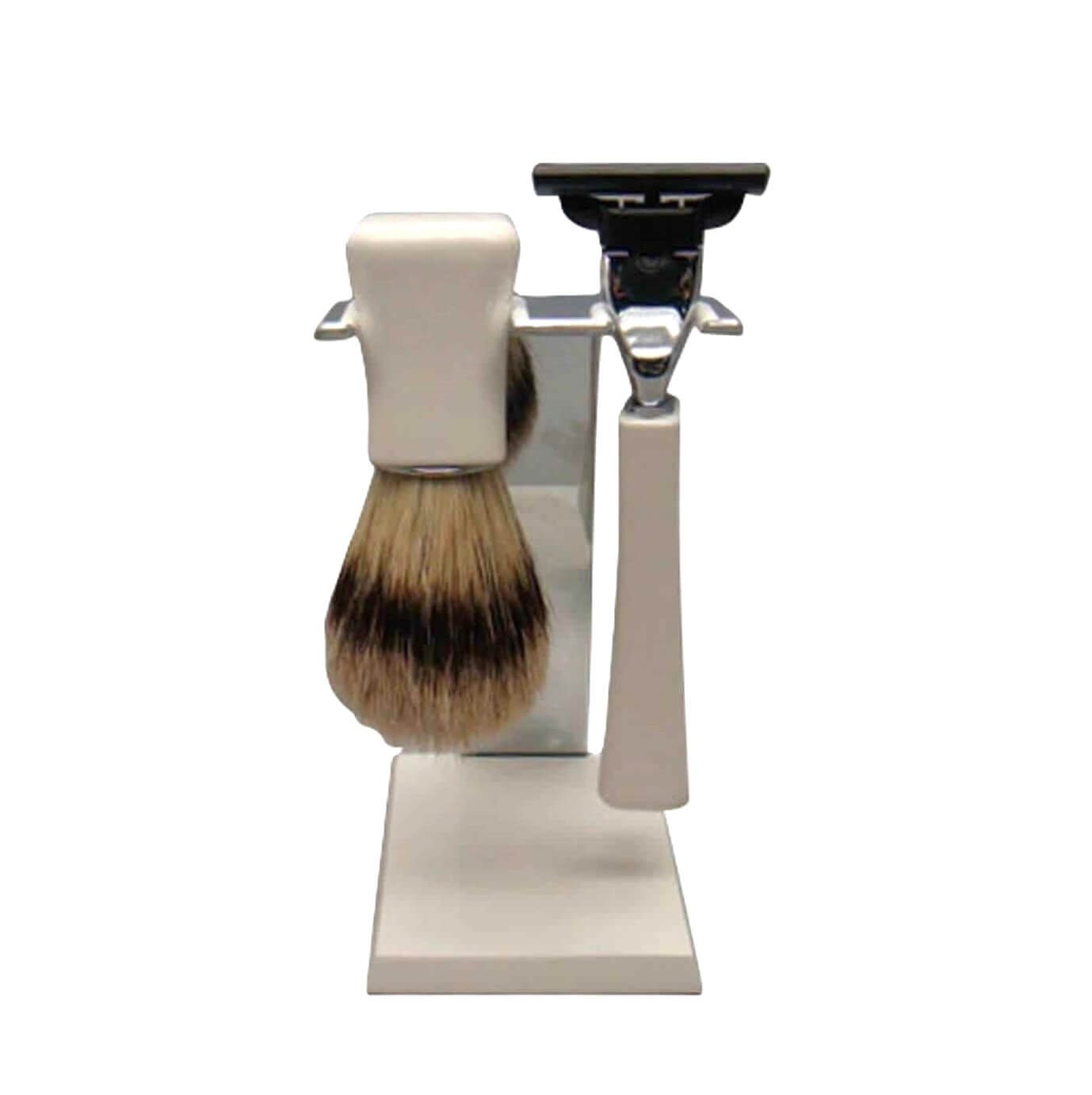 Comoy MAK3 White Shave Set