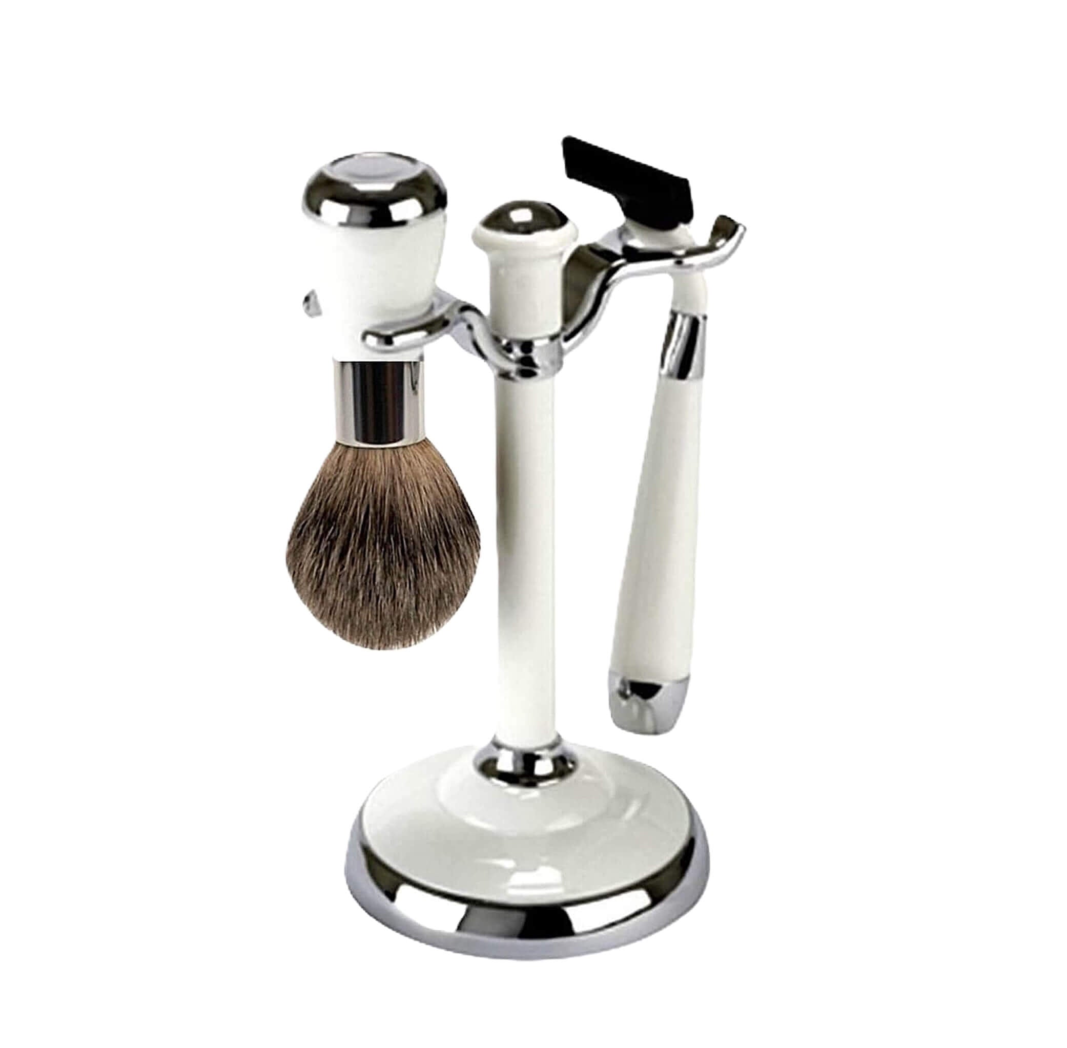 Comoy 3-Piece Shave Set + Hydrating Proraso Soap