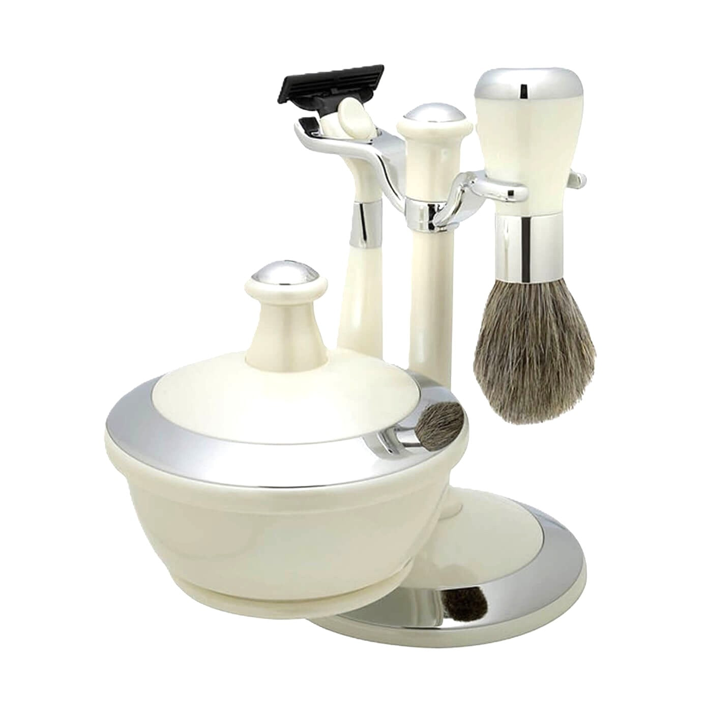 Comoy Shave Set with Proraso Cream Gift Bundle