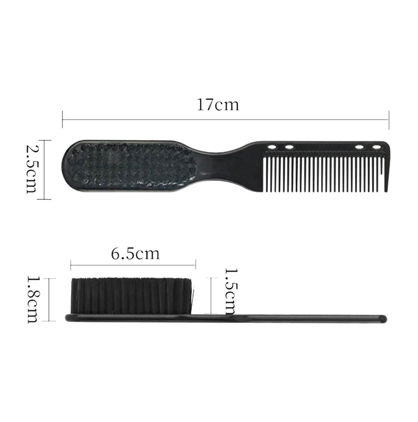 Double Sided Beard and Comb Brush