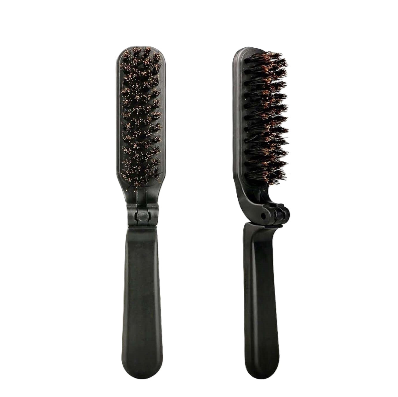 Mens Boar Hair Folding Beard Brush