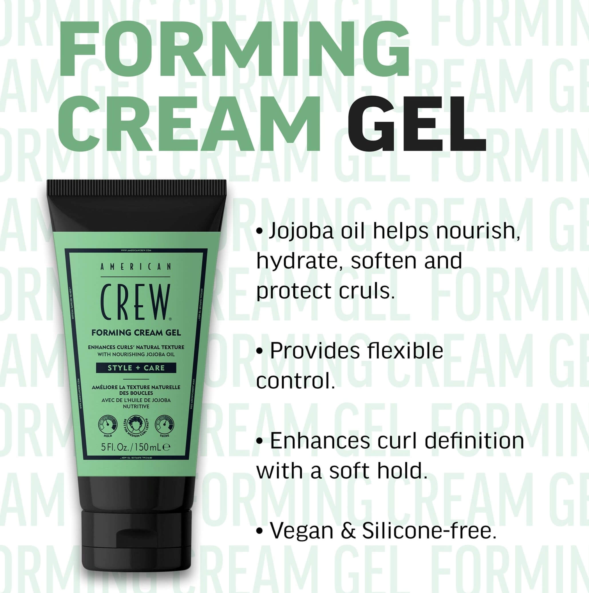 American Crew Style + Care Forming Cream Gel 150ml