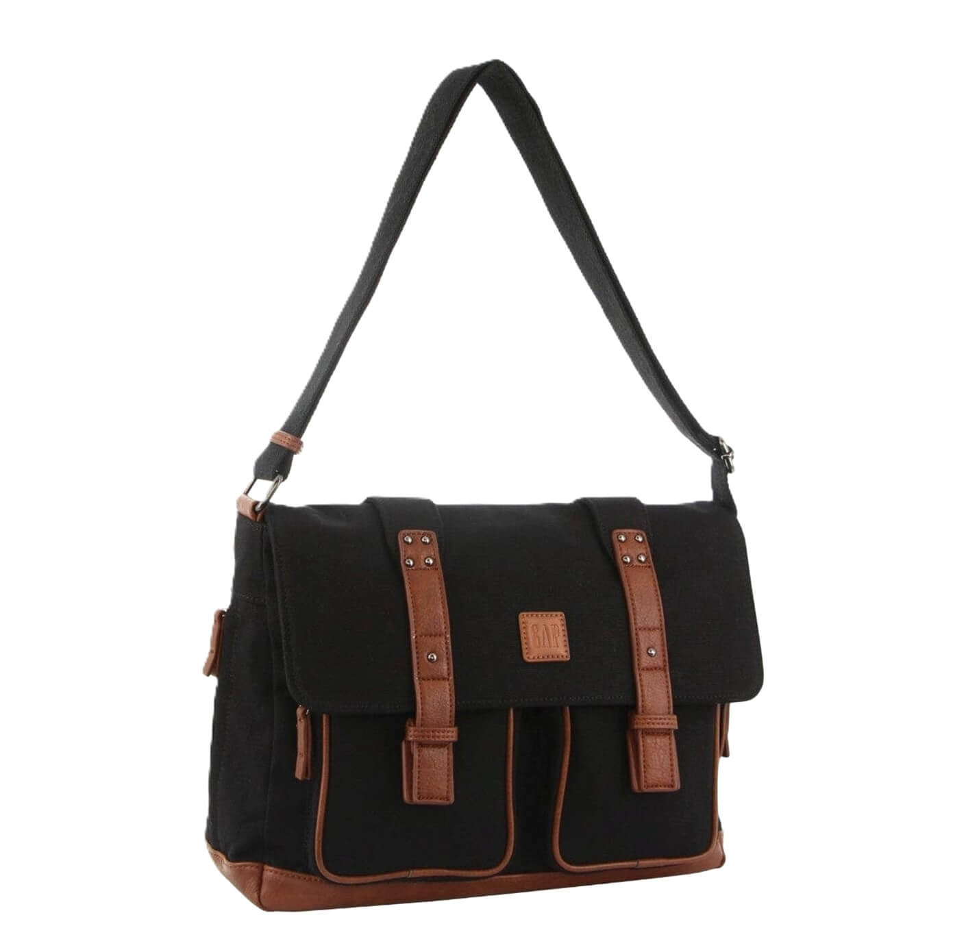GAP Canvas Satchel Shoulder Bag in Charcoal