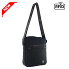 GAP Men’s RFID Nylon Crossbody Classic Bag in Black