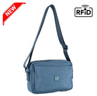 GAP Ladies RFID Nylon Crossbody Bag in Blue Ice