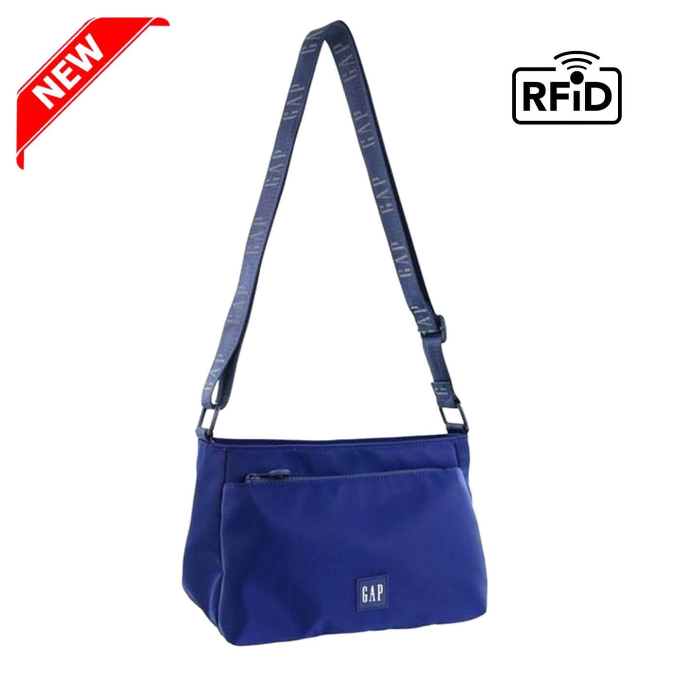GAP Nylon Unisex Crossbody Bag in Navy