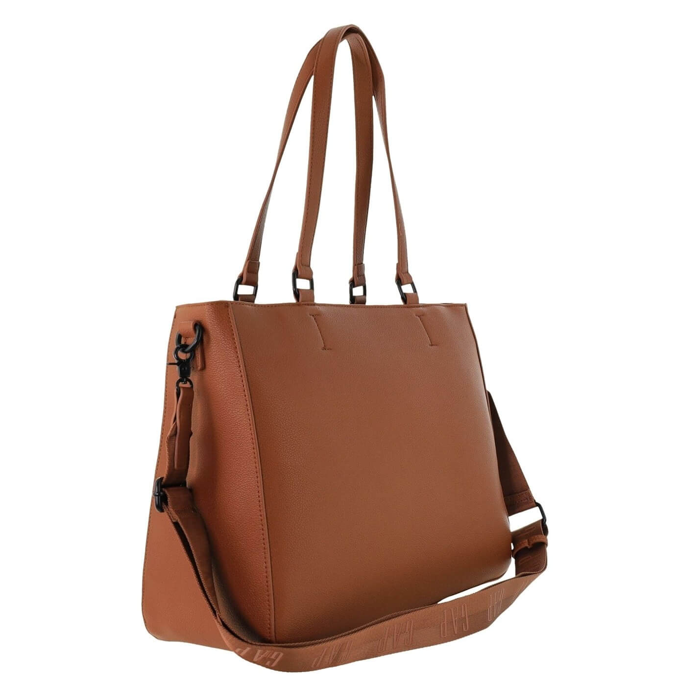 GAP Ladies Vegan Leather Modern Business Bag in Tan