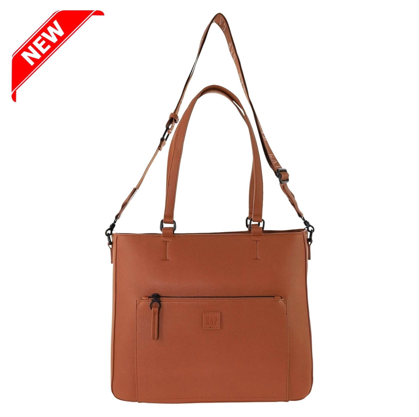 GAP Ladies Vegan Leather Modern Business Bag in Tan