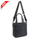 GAP Ladies Vegan Leather Mini Tote Bag in Black