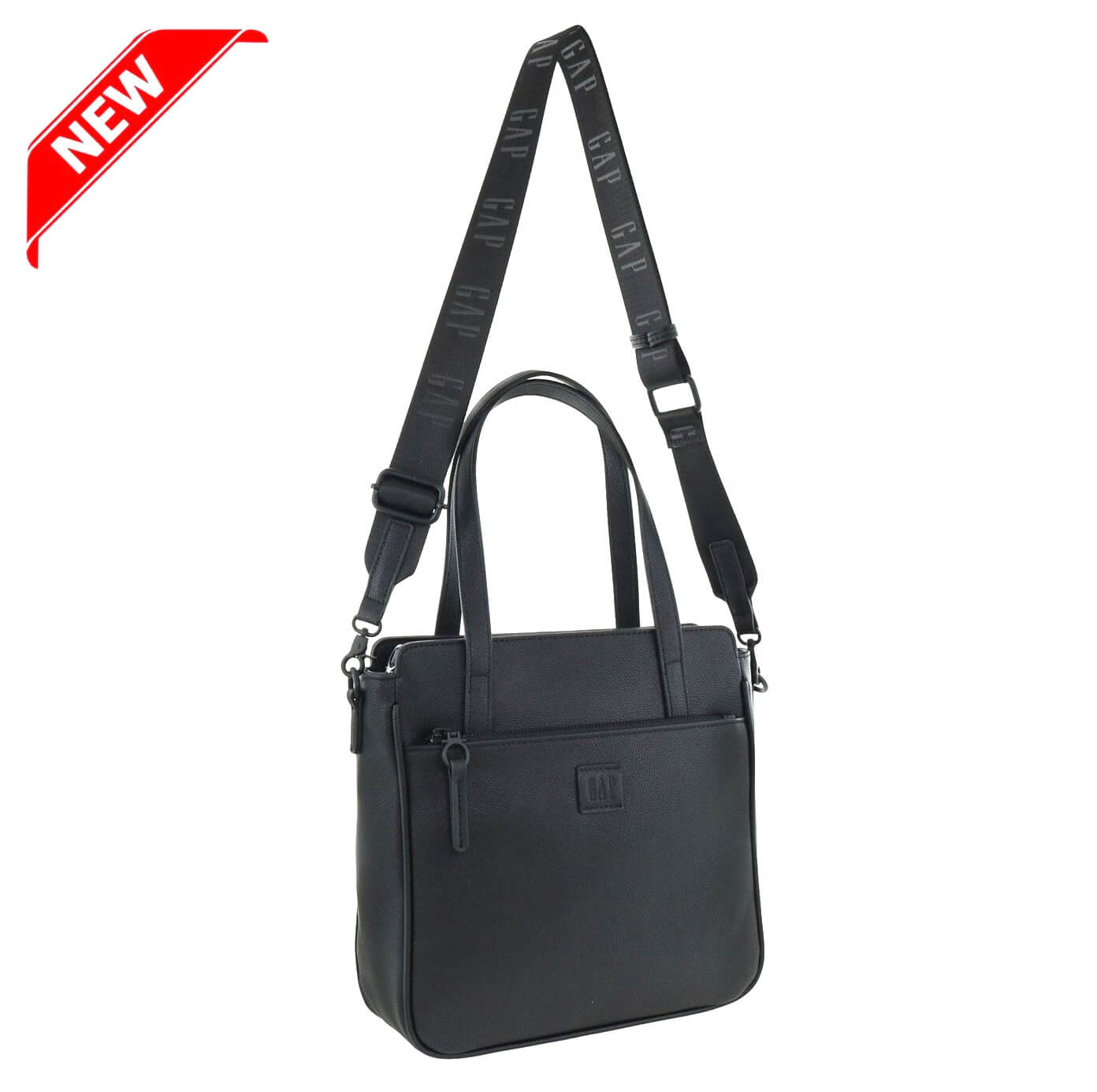 GAP Ladies Vegan Leather Mini Tote Bag in Black
