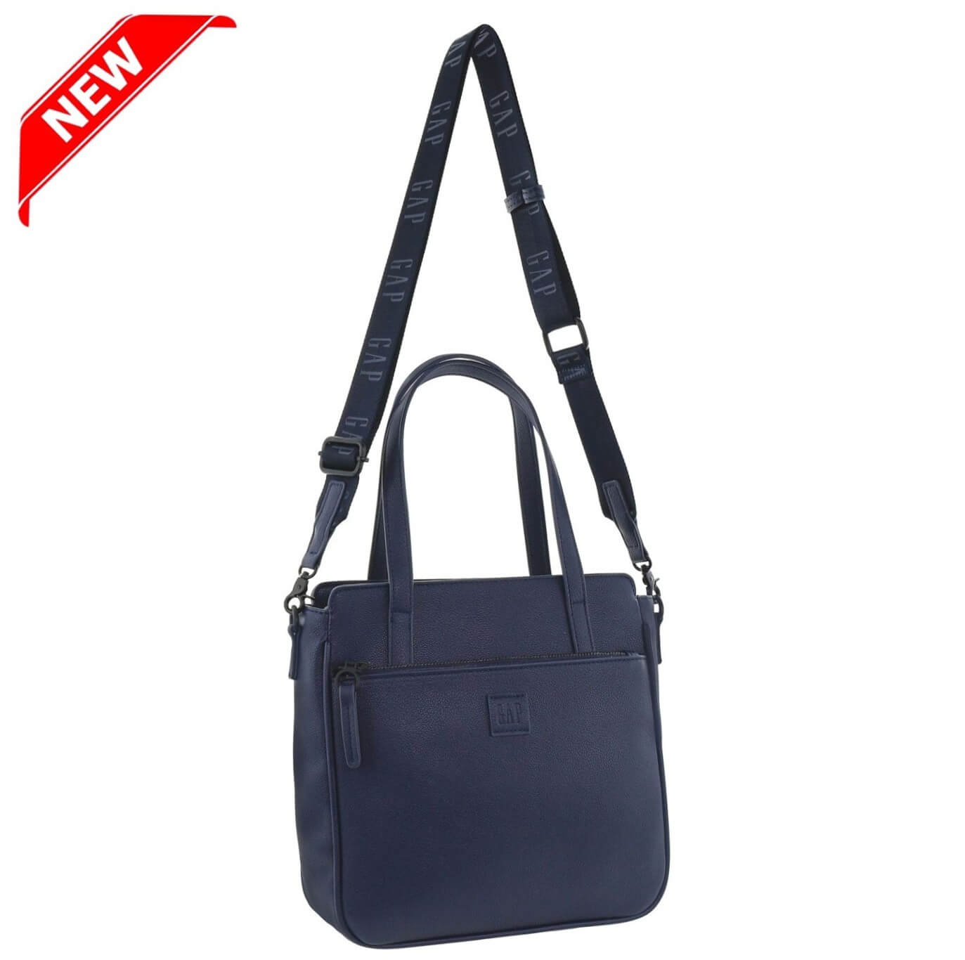 GAP Ladies Vegan Leather Mini Tote Bag in Navy