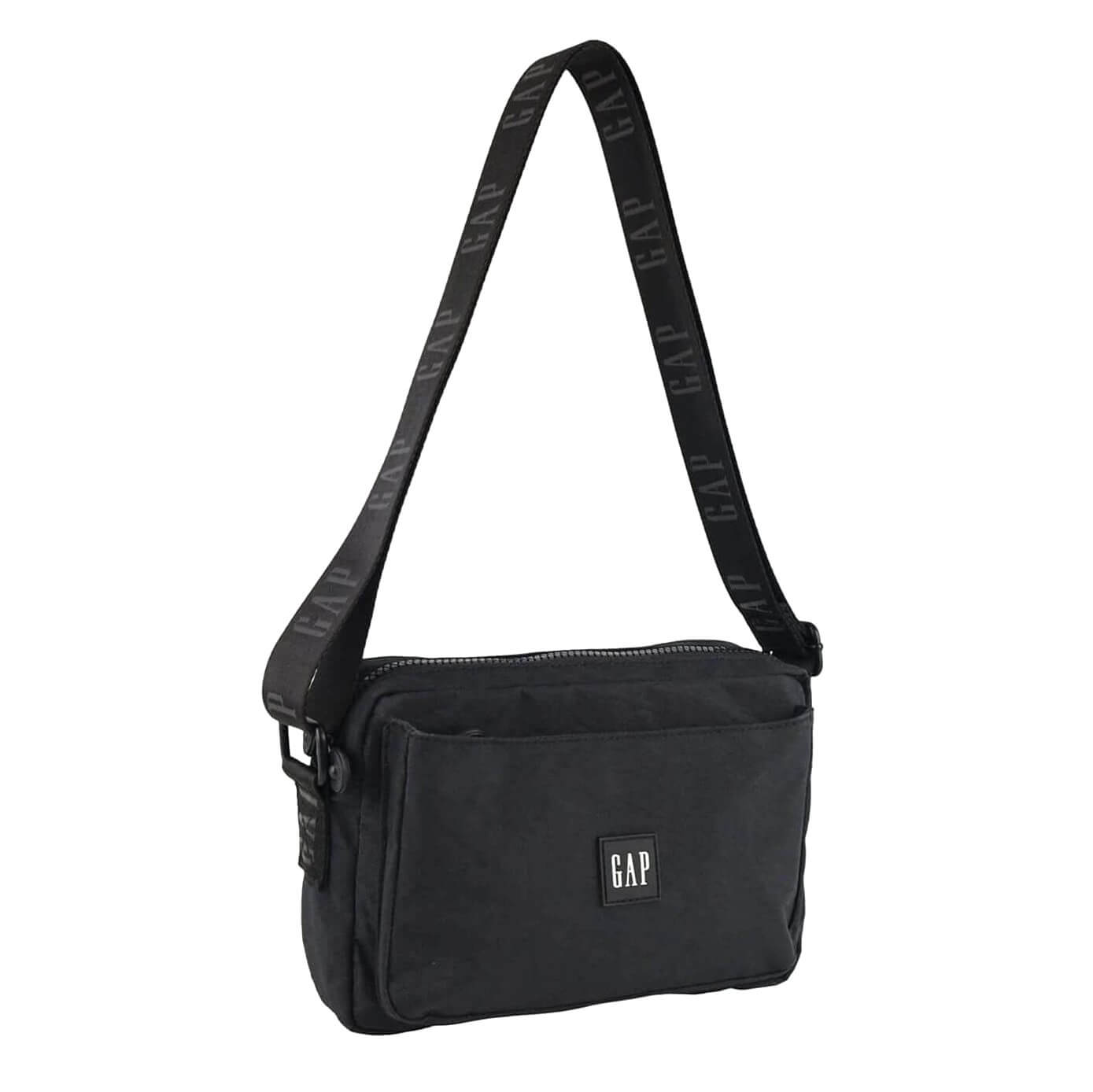 GAP Ladies RFID Nylon Crossbody Bag in Black