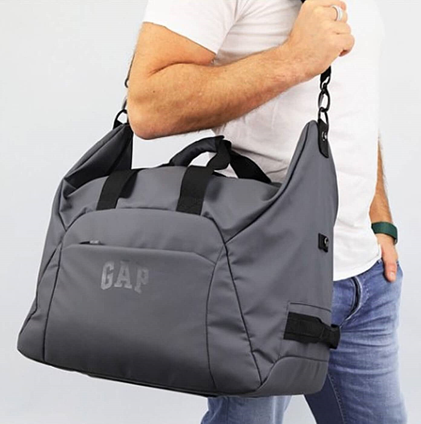 GAP Water Repellent Travel Bag Charcoal Lords Grooming Products
