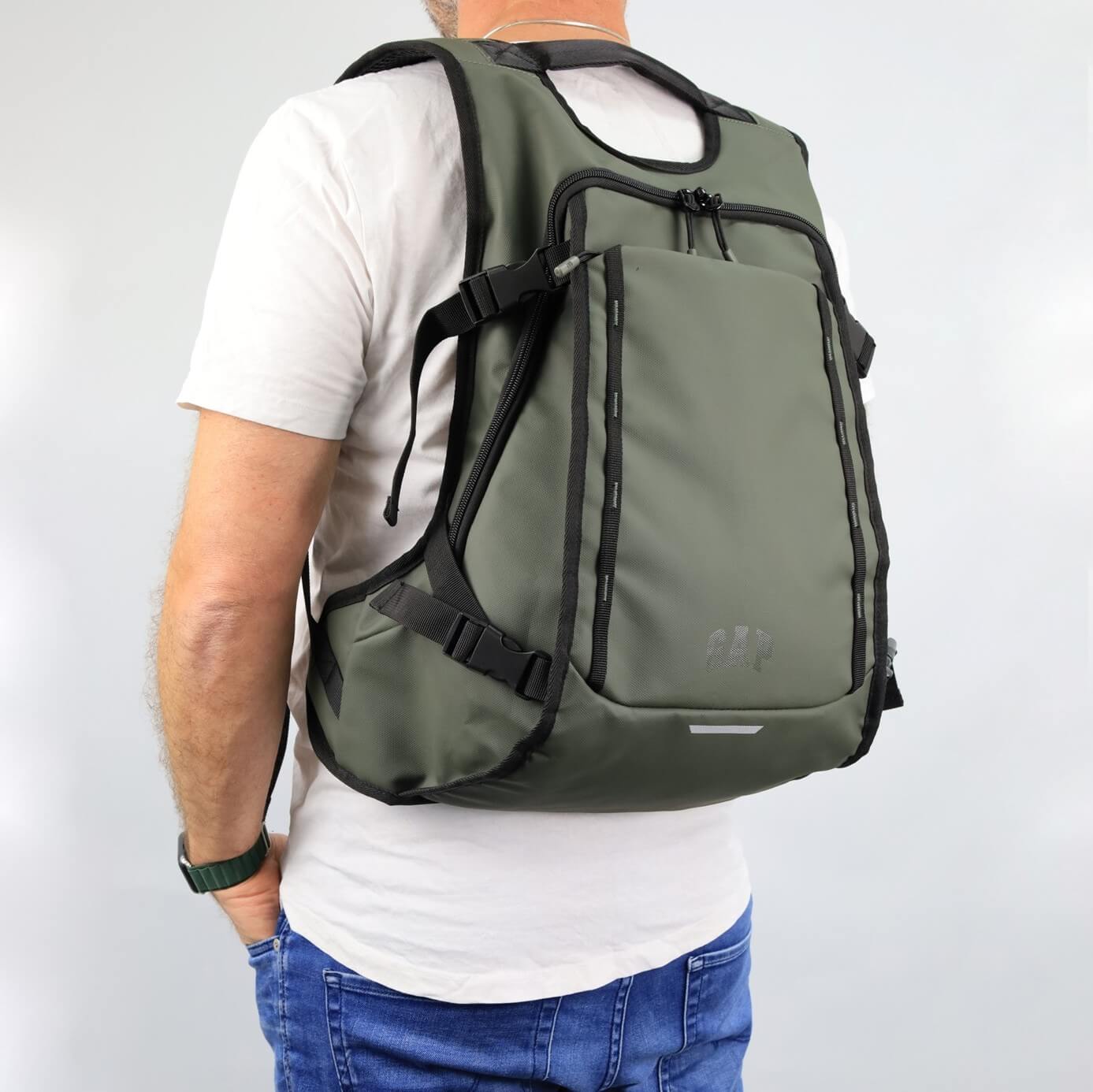 GAP Water Repellent Travel Backpack in Khaki